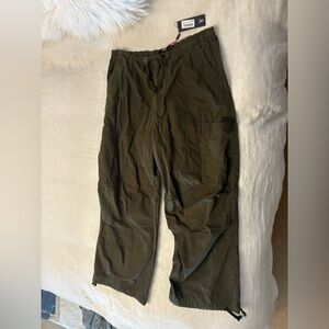 new/tag JADED London khaki green Military Oversized Cargo Pants Mens M JMCP2420